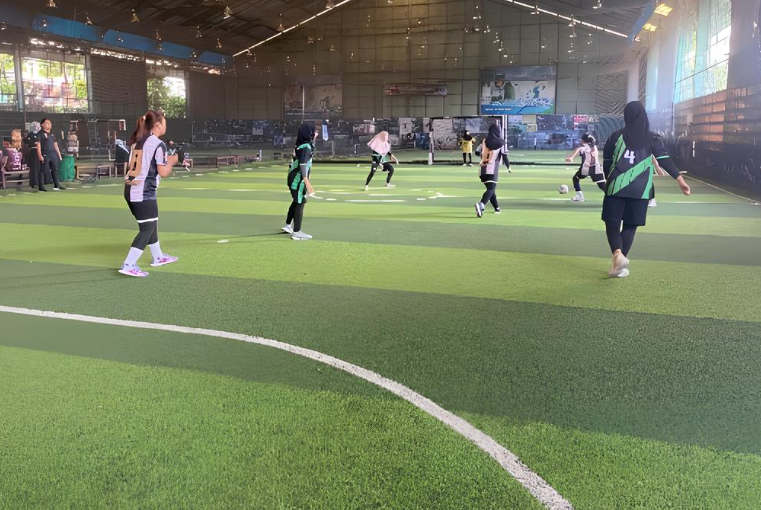 Keseruan Women Futsal pada Gelaran Himatera Cup 2024