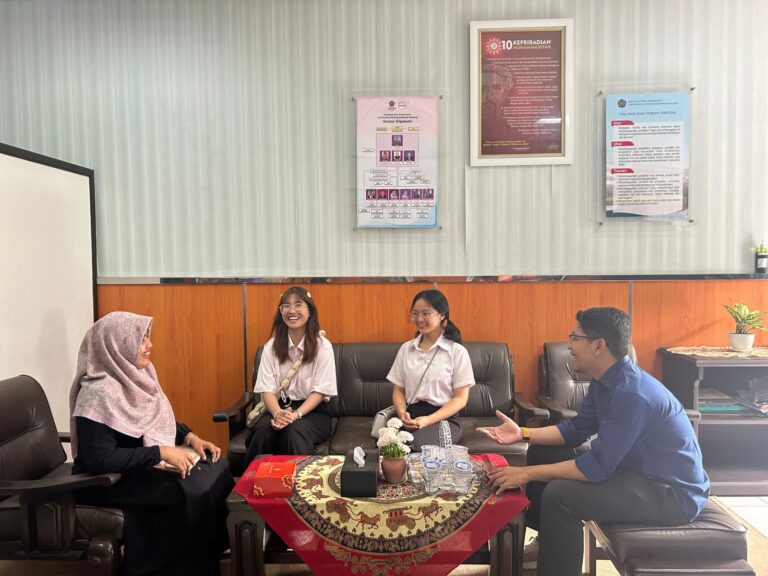 Penerimaan Mahasiswa Student Exchange oleh Ketua Program Studi dan Wakil Dekan