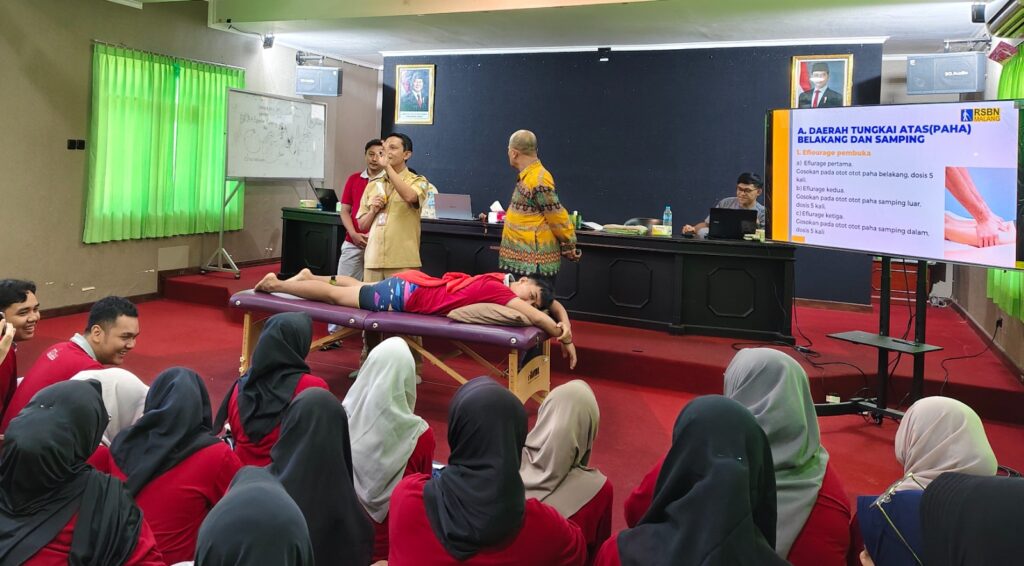 Praktik Teknik Pijat dari RSBN