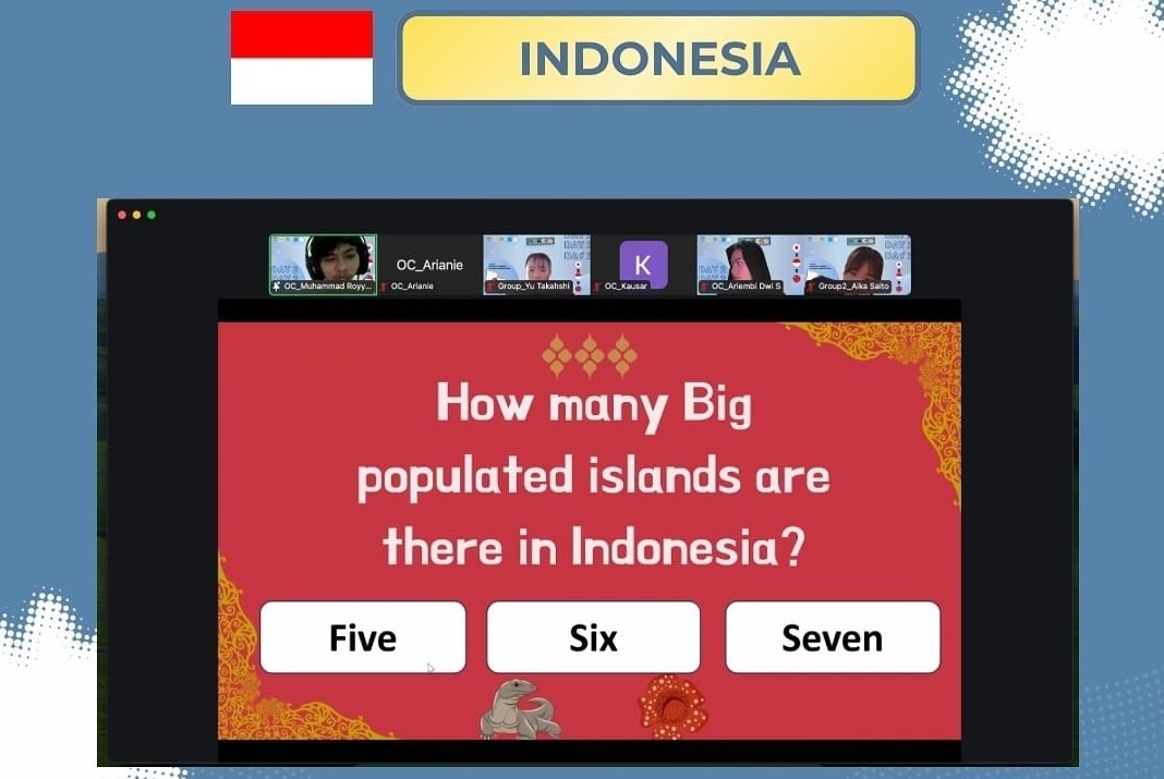 Pemaparan Budaya Indonesia Kepada Peserta PACE
