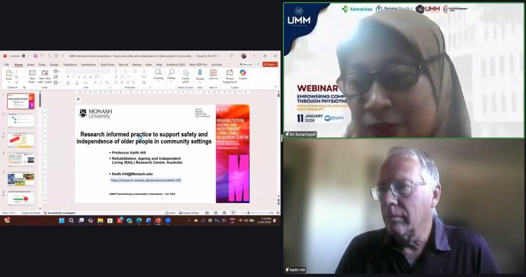 Keegiatan Webinar Internasional