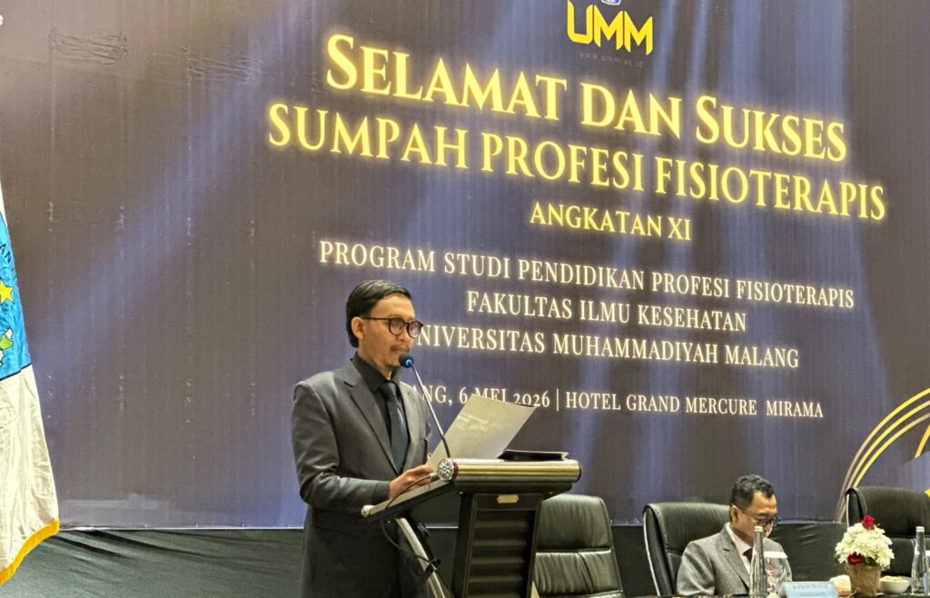 Pelaporan Akademik Pendidikan Profesi Fisioterapis oleh Ketua Program Studi Fisioterapis, Safun Rahmanto, SST.Ft., Ftr., M.Fis
