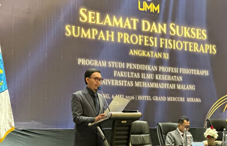 Pelaporan Akademik Pendidikan Profesi Fisioterapis oleh Ketua Program Studi Fisioterapis, Safun Rahmanto, SST.Ft., Ftr., M.Fis