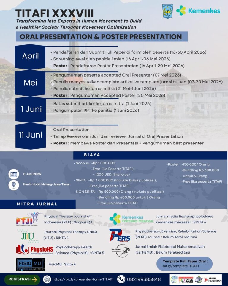 Poster & Presentation Competition TITAFI XXXVIII