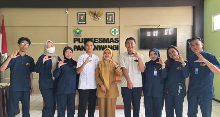 Mahasiswa Student Exchange Bersama Mahasiswa Profesi Fisioterapis dan Clinical Instructor di Puskesmas Pandanwangi, Kota Malang