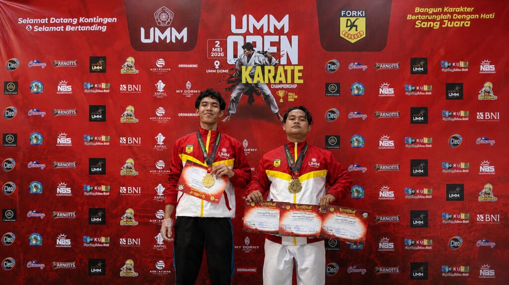 Mahasiswa Fisioterapi UMM, Baihaqi Rahmatiga Soesanto (Kanan) dan Setiawan Zuhdi Eriadmoko (Kiri)